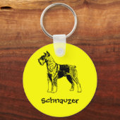 Porte-clés Schnauzer (Recto)