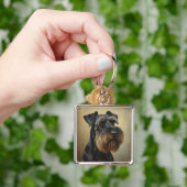 Porte-clés Schnauzer géant (main)