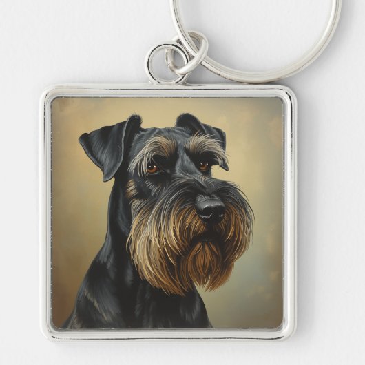 Porte-clés Schnauzer géant (Devant)