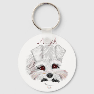 Porte-clés Schnauzer miniature