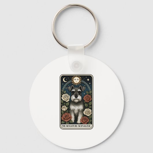 Porte-clés Schnauzer nain (Recto)