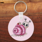 Porte-clés schneckenhaus rose (Recto)