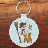 Porte-clés Schneemann mit tieren (Recto)