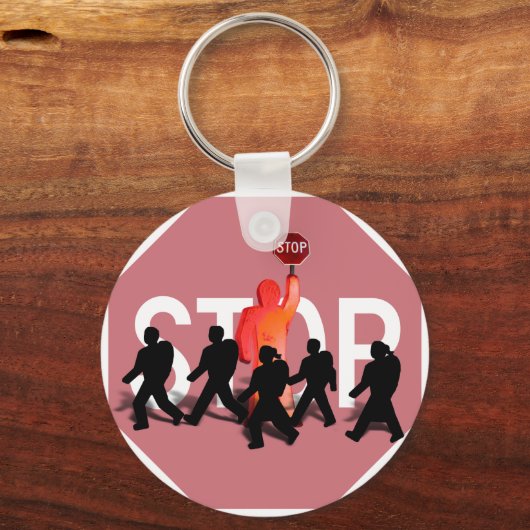 Porte-clés School Crossing Guard (Recto)