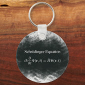 Porte-clés Schrödinger équation math & physique quantique (Recto)