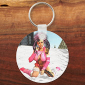 Porte-clés Sci Fi Femme Cyborg (Recto)