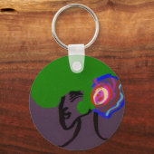 Porte-clés Sci-fi Seashell Creature Keychain (Verso)