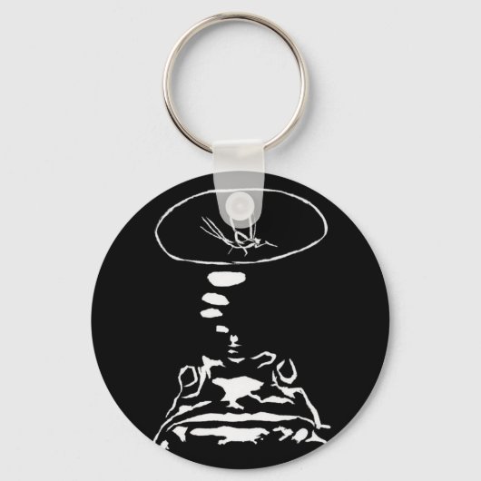 Porte-clés Sci-Fi smart animaux "Hungry Frog Dreams" (Recto)