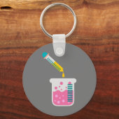 Porte-clés Science chimie équipement scientifique mignon (Recto)