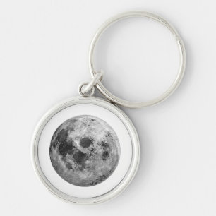 Porte-clés Science de l'astronomie spatiale de la Pleine lune