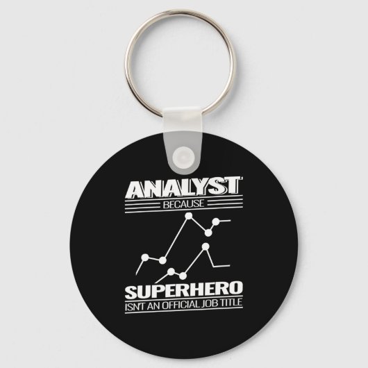 Porte-clés Science des données Analyste de données Technologi (Recto)