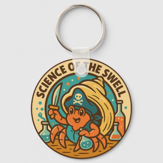 Porte-clés Science du Crabe Pirate de la Houle (Recto)