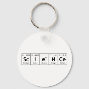 Porte-clés ScIeNCe Éléments de tableau périodique Chimie d