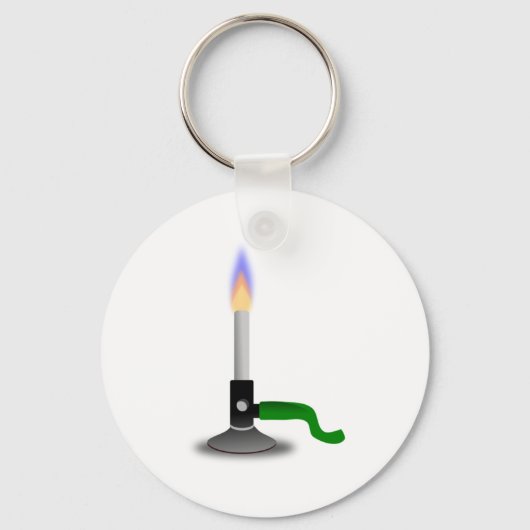 Porte-clés Science et chimie Bunsen Burner (Recto)