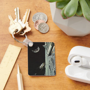 Porte-clés Science-fiction vintage, Rocket Ships Moon Planets