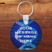 Porte-clés Science Médicale de l'ADN personnalisée (Recto)