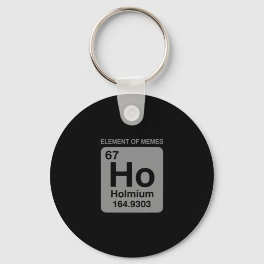 Porte-clés Science Periodic Table 67 Meme Element Of Memes 6 (Recto)