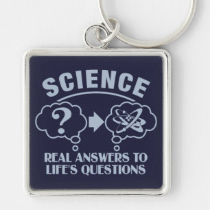 Porte-clés Science Réponses porte - clé personnalisé