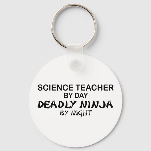 Porte-clés Science Teacher Deadly Ninja (Recto)