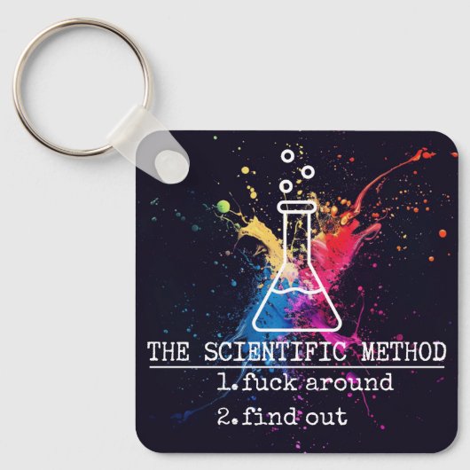 Porte-clés Scientific Method FAFO Keychain (Recto)