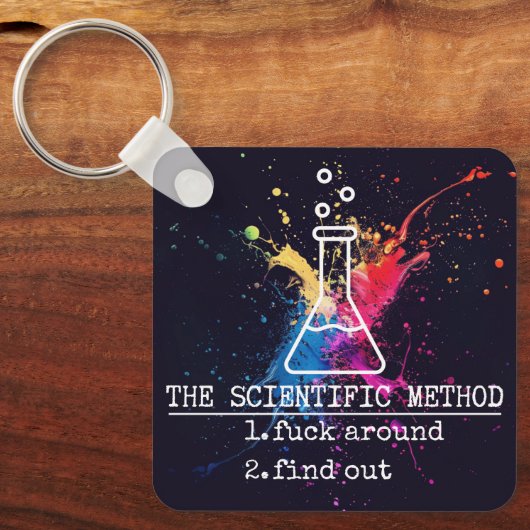 Porte-clés Scientific Method FAFO Keychain (Recto)