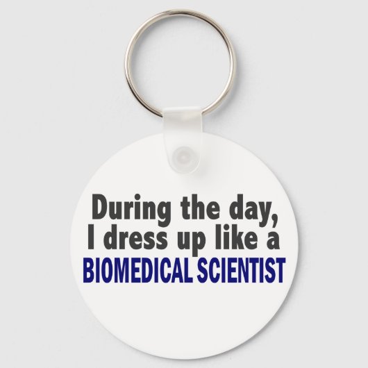 Porte-clés Scientifique Biomédical En Journée (Recto)