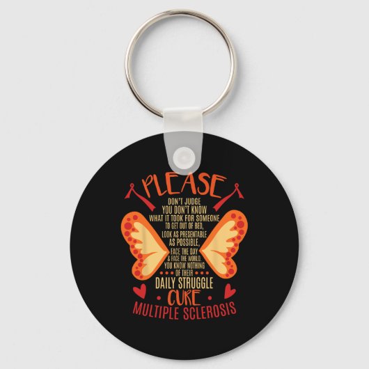Porte-clés Sclérose Quotidienne Truggle Cure (Recto)