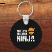 Porte-clés Sclerosis Ninja - Ms Support Awareness Fighter (Recto)