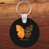 Porte-clés Sclerosis We Don't Know How Strong Butterfly Ms (Recto)