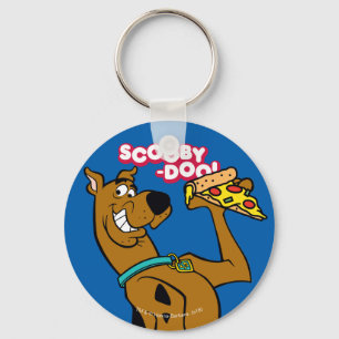 Porte-clés Scooby-Doo avec la tranche de pizza