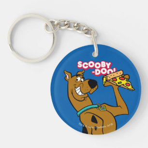 Porte-clés Scooby-Doo avec la tranche de pizza