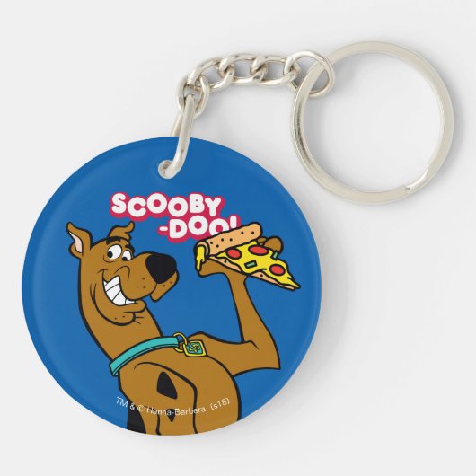Porte-clés Scooby Doo Avec Pizza Slice (Dos)