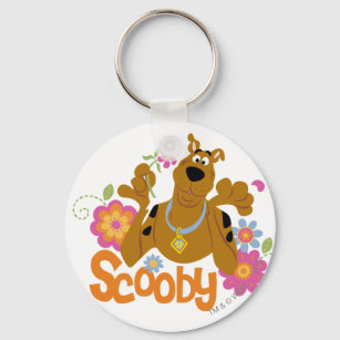 Porte-clés Scooby-Doo En Fleurs