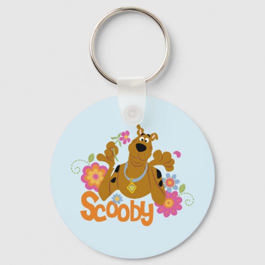 Porte-clés Scooby-Doo En Fleurs (Recto)