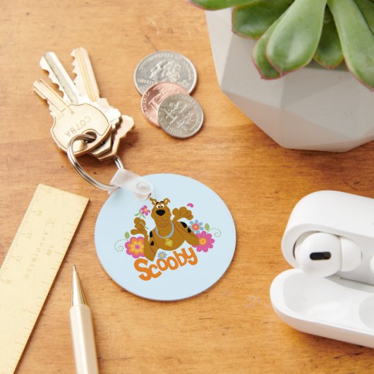 Porte-clés Scooby-Doo En Fleurs (Bureau)