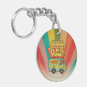 Porte-clés Scooby-Doo | "Où Es-Tu ?" Retro Cartoon Van (Devant gauche)