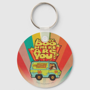 Porte-clés Scooby-Doo   "Où Es-Tu ?" Retro Cartoon Van
