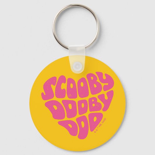 Porte-clés Scooby Dooby Doo Heart (Recto)