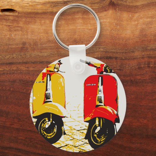 Porte-clés Scooter classique (Recto)