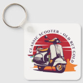 Porte-clés Scooter classique (Recto)