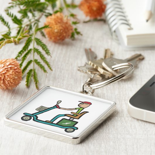 Porte-clés Scooter de mobilité (Côté)