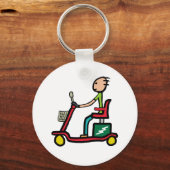 Porte-clés Scooter de mobilité (Recto)