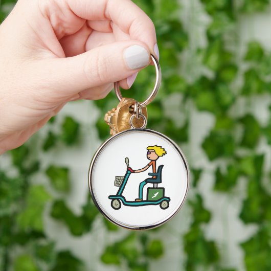 Porte-clés Scooter de mobilité (Main)