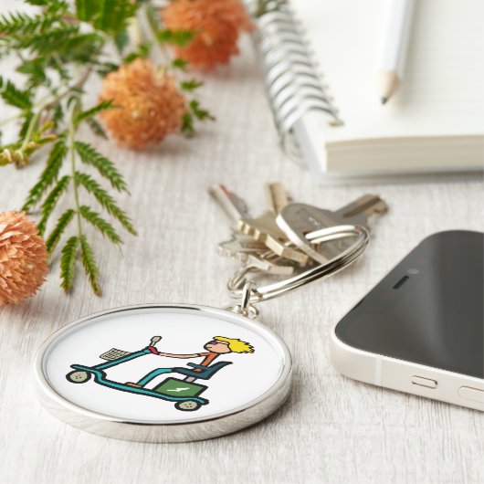 Porte-clés Scooter de mobilité (Côté)