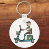 Porte-clés Scooter de mobilité (Recto)