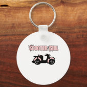 Porte-clés Scooter fille (Recto)