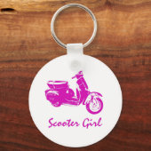 Porte-clés Scooter fille (Recto)