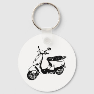 Porte-clés Scooter noir