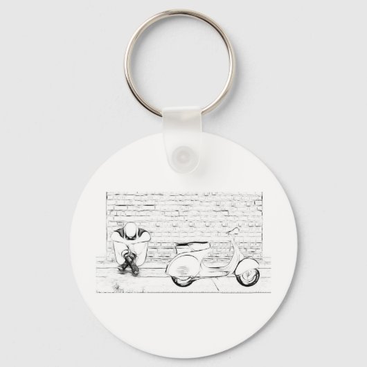 Porte-clés Scooter Skin (Recto)