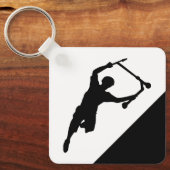 Porte-clés Scooter Sport Fitness Fun Silhouette (Recto)